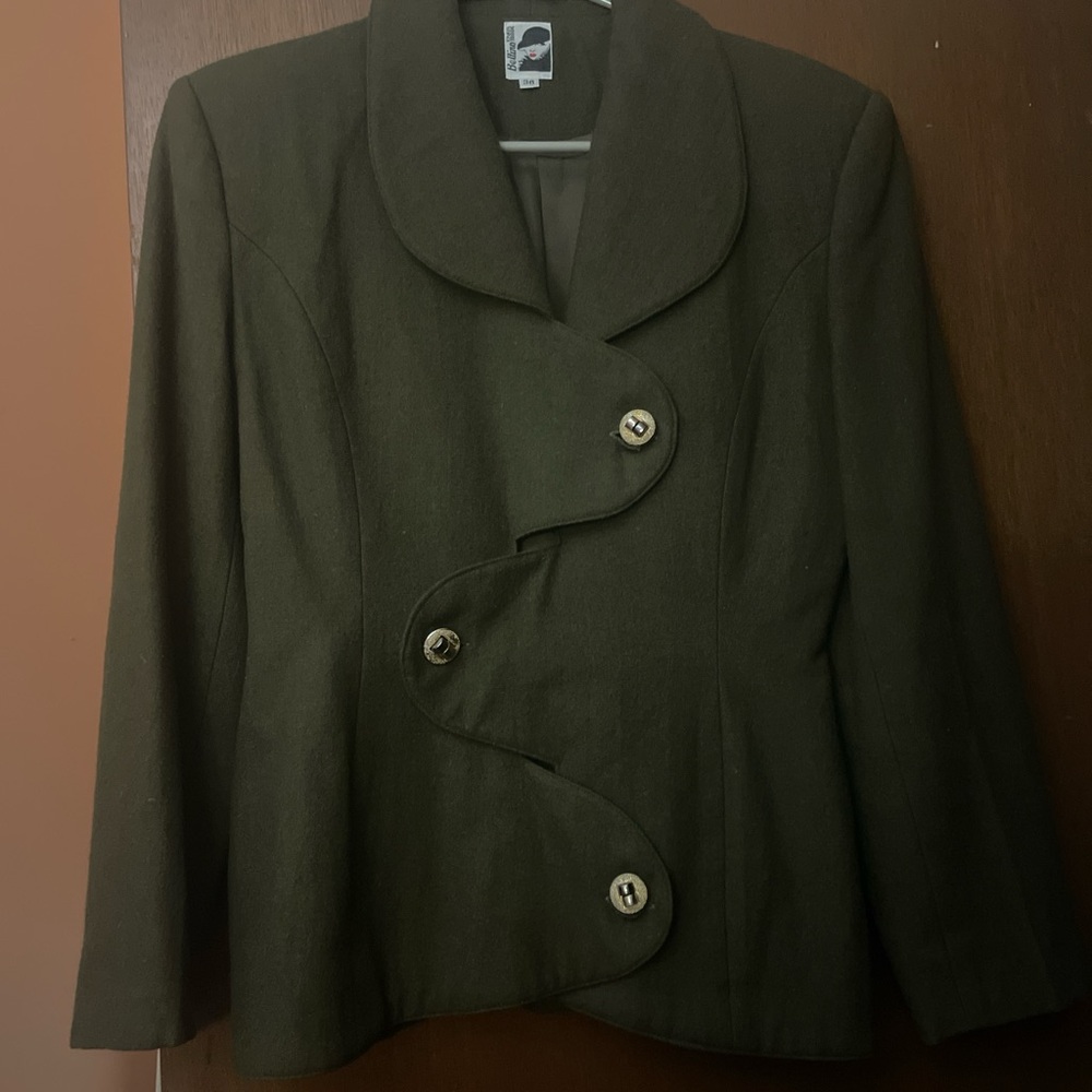 Size Medium Green Blazer